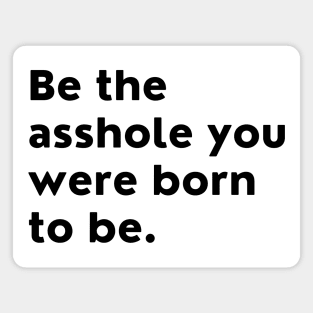 Be The Asshole You Were Born To Be. You Do You. Magnet